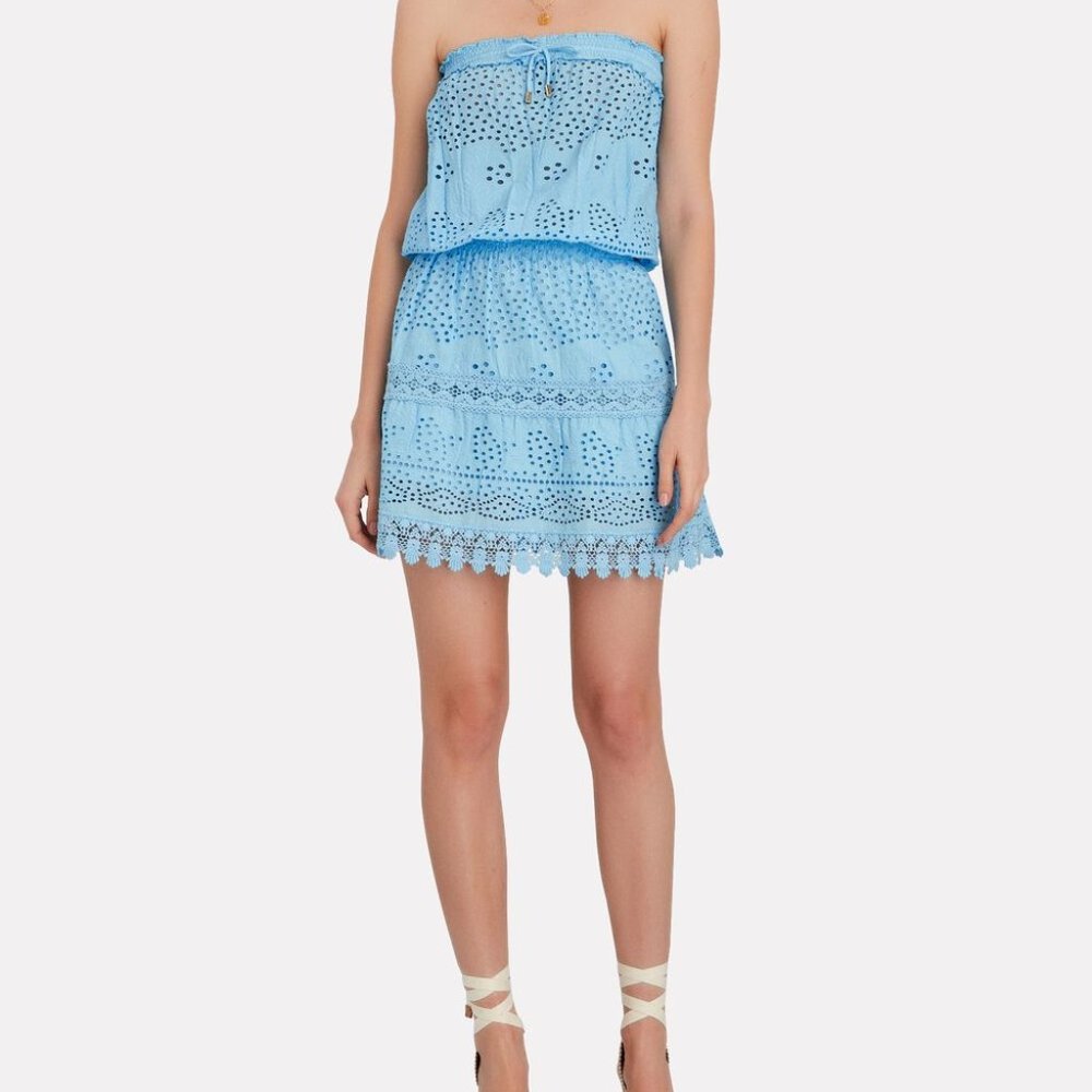 New Melissa Odabash Iris Strapless Cover-Up Dress Size XS
